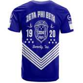 Zeta Phi Beta T-Shirt Crest Greek Life