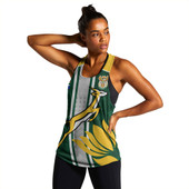 South Africa Women Tank Pattern African With Flower Protea