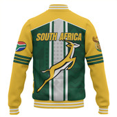 South Africa Baseball Jacket Pattern African With Flower Protea