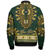 South Africa Zipper Bomber Jacket Dashiki