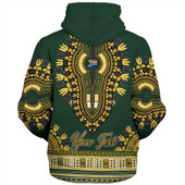 South Africa Sherpa Hoodie Dashiki