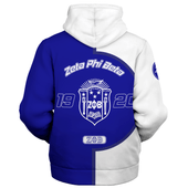 Zeta Phi Beta Sherpa Hoodie Half Circle