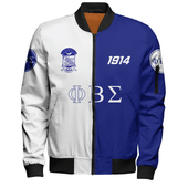 Phi Beta Sigma Bomber Jacket Half Circle