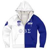 Phi Beta Sigma Sherpa Hoodie Half Circle