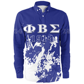 Phi Beta Sigma Long Sleeve Shirt Spanit Style