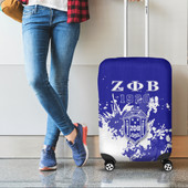 Zeta Phi Beta Luggage Cover Spaint Style