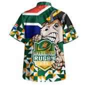 South Africa Hawaiian Shirt Custom SA Rugby Springboks Pride 2023 Hexagon Jersey