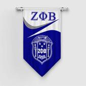 Zeta Phi Beta Gonfalon Dots Style