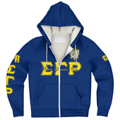 Sigma Gamma Rho Sherpa Hoodie Custom Chapter And Spring Style