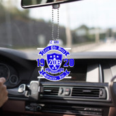 Zeta Phi Beta Zphi Car Hanging Ornament