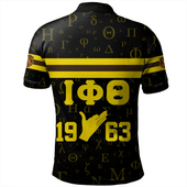 Iota Phi Theta Polo Shirt Alphabet Style