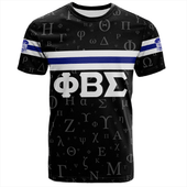 Phi Beta Sigma T-Shirt Alphabet Style