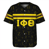 Iota Phi Theta Baseball Shirt Alphabet Style