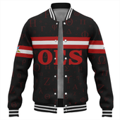 Order of the Eastern Star Baseball Jacket Alphabet Style