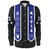 Phi Beta Sigma Long Sleeve Shirt Greek Gradution