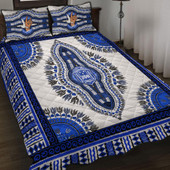 Zeta Phi Beta Quilt Bed Set Dashiki