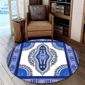 Zeta Phi Beta Round Rug Dashiki