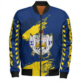 Sigma Gamma Rho Bomber Jacket Nickname Style Grunge