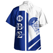 Phi Beta Sigma Hawaiian Shirt Half Concept