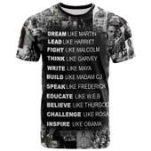 African T-Shirt - Black Heros Black History African American Civil Rights Leaders T-Shirt Desert Fashion 1