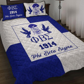Phi Beta Sigma Quilt Bed Set Haft Concept Style