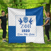 Zeta Phi Beta Premium Quilt Haft Concept Style