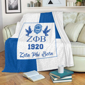 Zeta Phi Beta Premium Blanket Haft Concept Style