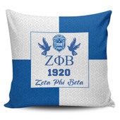 Zeta Phi Beta Pillow Cover Haft Concept Style