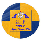 Sigma Gamma Rho Round Rug Haft Concept Style