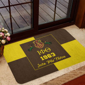 Iota Phi Theta Door Mat Haft Concept Style