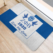 Zeta Phi Beta Door Mat Haft Concept Style