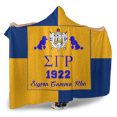 Sigma Gamma Rho Hooded Blanket Haft Concept Style