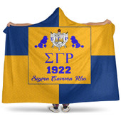 Sigma Gamma Rho Hooded Blanket Haft Concept Style