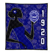 Zeta Phi Beta Premium Quilt Girl Rose