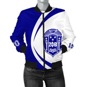 Zeta Phi Beta Bomber Jacket Circle Style