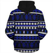 Phi Beta Sigma Sherpa Hoodie Christmas Style Grunge