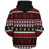 Order of the Eastern Star Sherpa Hoodie Christmas Style Grunge