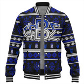 Phi Beta Sigma Baseball Jacket Christmas Style Grunge