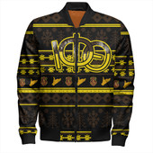 Iota Phi Theta Zipper Bomber Jackets Christmas Style Grunge