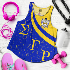 Sorority Tank Top - Sigma Gamma Rho Girl Blade Racerback Tank main image 1