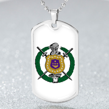 Alpha Chi Omega Sunburst Crest Necklace – Kyle Cavan