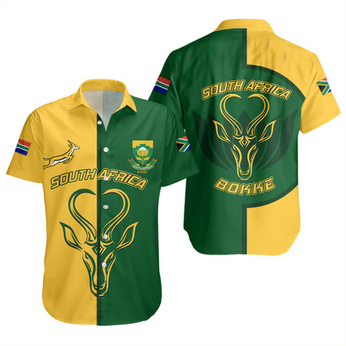 South Africa Short Sleeve Shirt Circle Style
