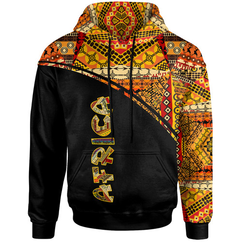 African Hoodie - African Pattern Curver Version Hoodie