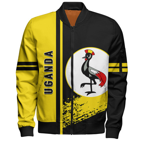 Uganda Zipper Bomber Jackets Quater Style