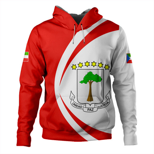 Equatorial Guinea Hoodie Circle Style