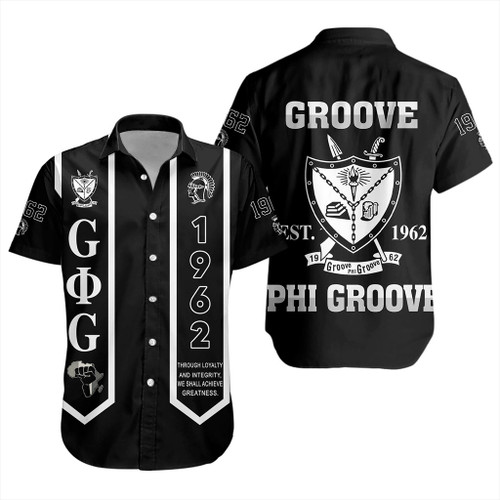 Groove Phi Groove Short Sleeve Shirt Social Fellowship Motto