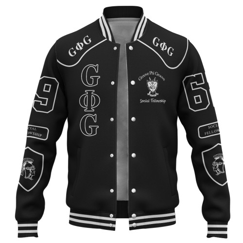 Groove Phi Groove Baseball Jacket Fraternity