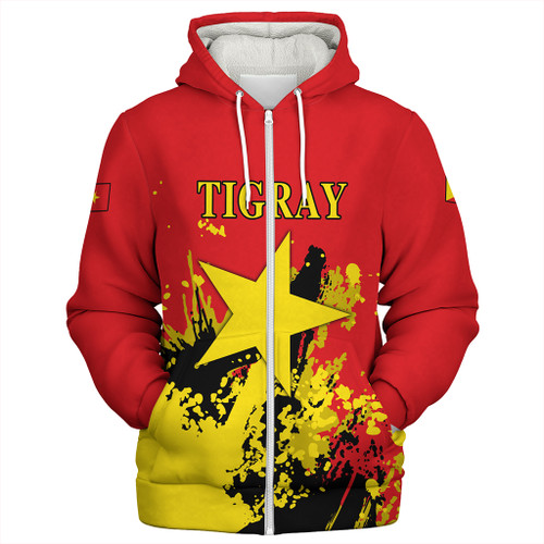 Tigray Sherpa Hoodie Spanit Style