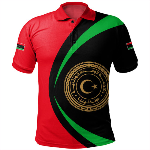 Libya Polo Shirt Circle Style