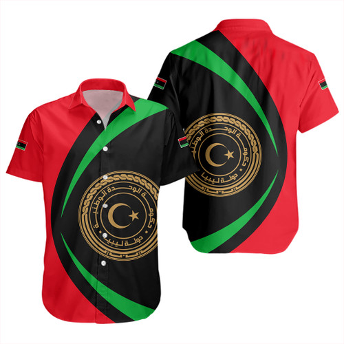 Libya Short Sleeve Shirt Circle Style
